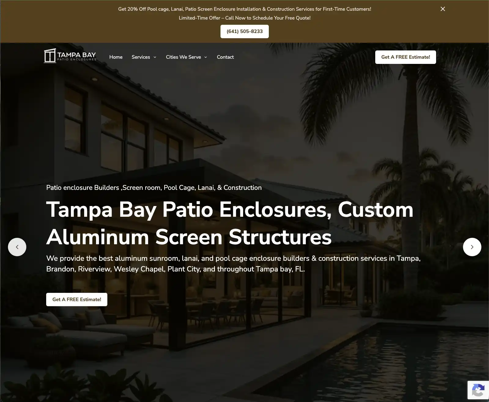 Tampa Bay Patio Enclosures